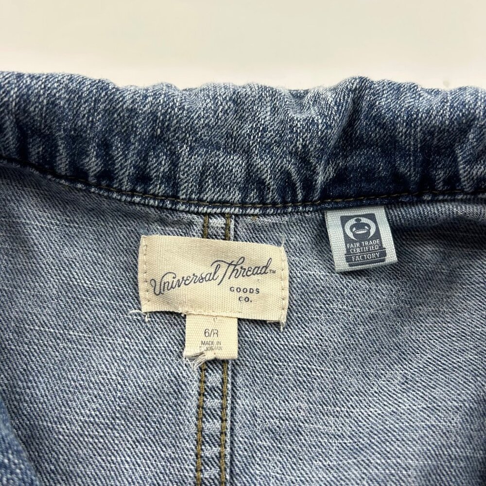 Universal Thread Denim Long Sleeve Button Front S… - image 5